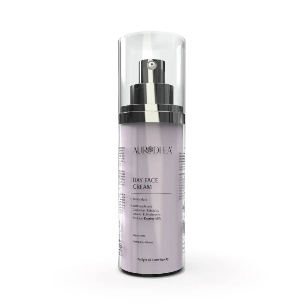 Crème de jour au lait d’ Ânesse
50 ml | Enrichie en Vitamine E, Acide hyaluronique, extraits de Pomme et Concombre