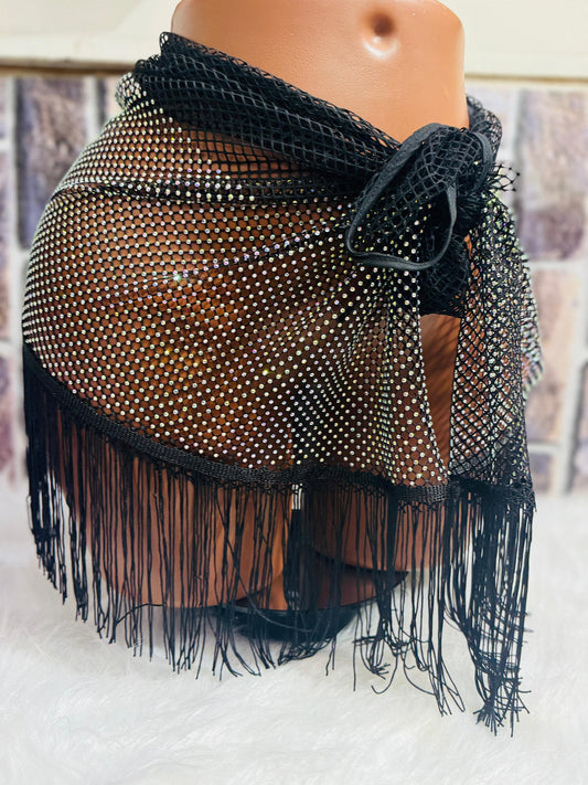 Paréo de danse Orientale div couleurs à Sequins – Taille Ajustable.