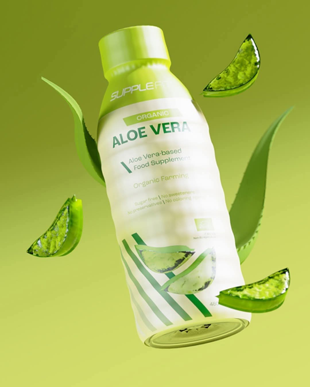 ALOE VERA jus et pulpe avec Thé Vert - 675 ml