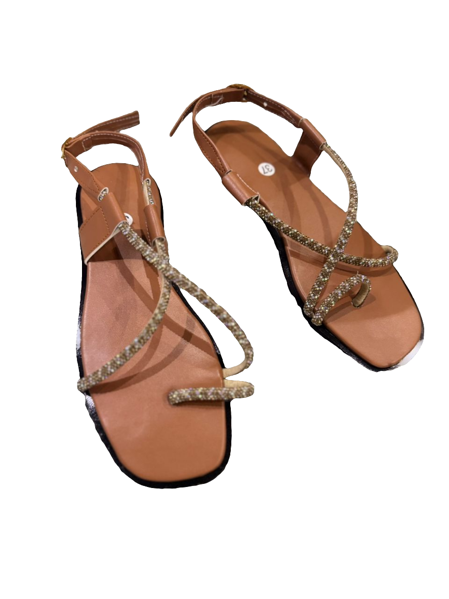 Sandales Élégance Strass – Confort & Chic ✨38-43.