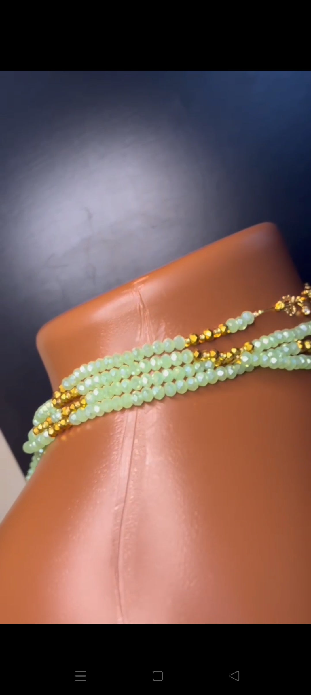 Chaînes de taille élégantes "DEGU" – Doré & Rouge Passion