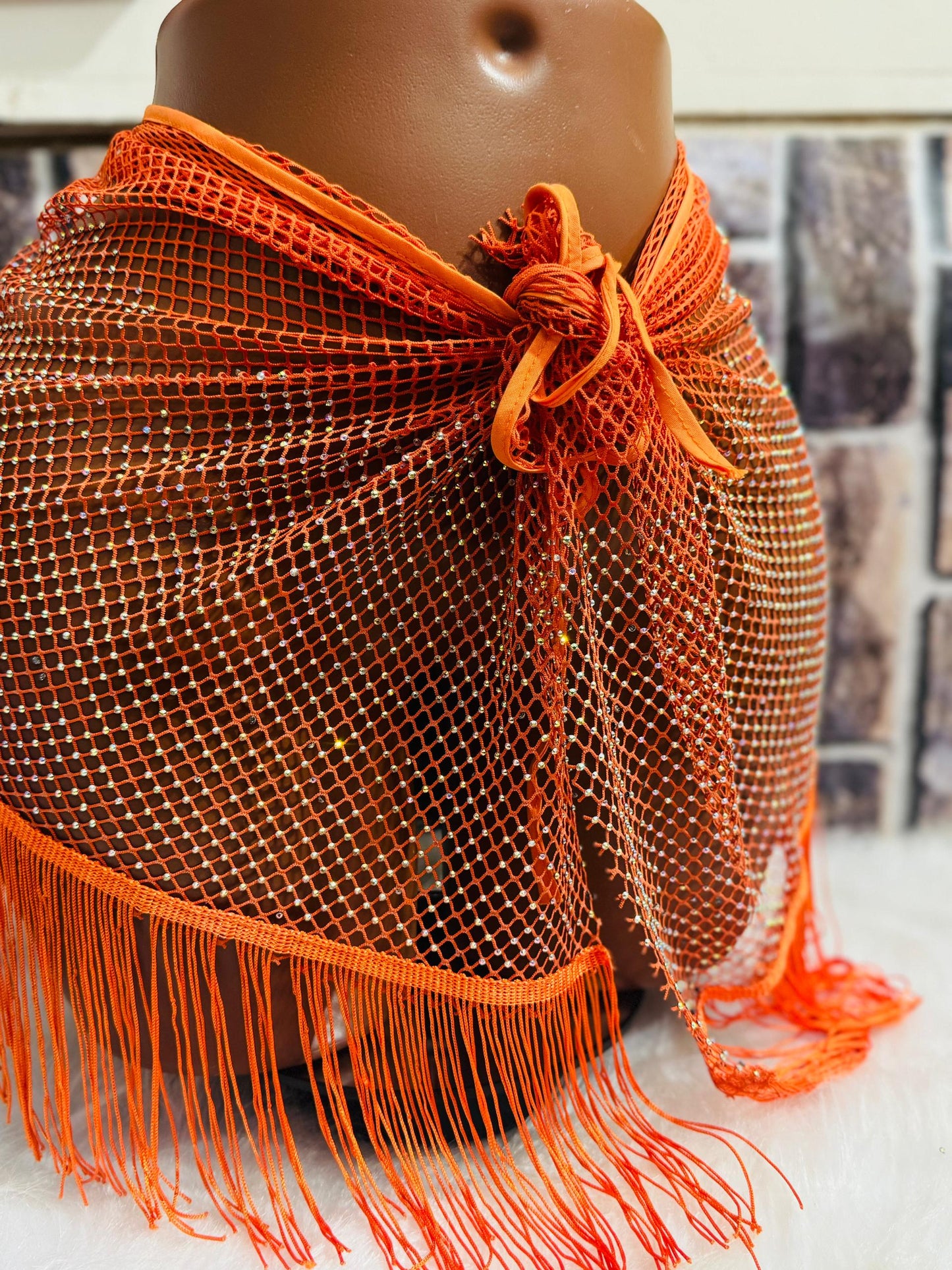 Paréo de danse Orientale div couleurs à Sequins – Taille Ajustable.