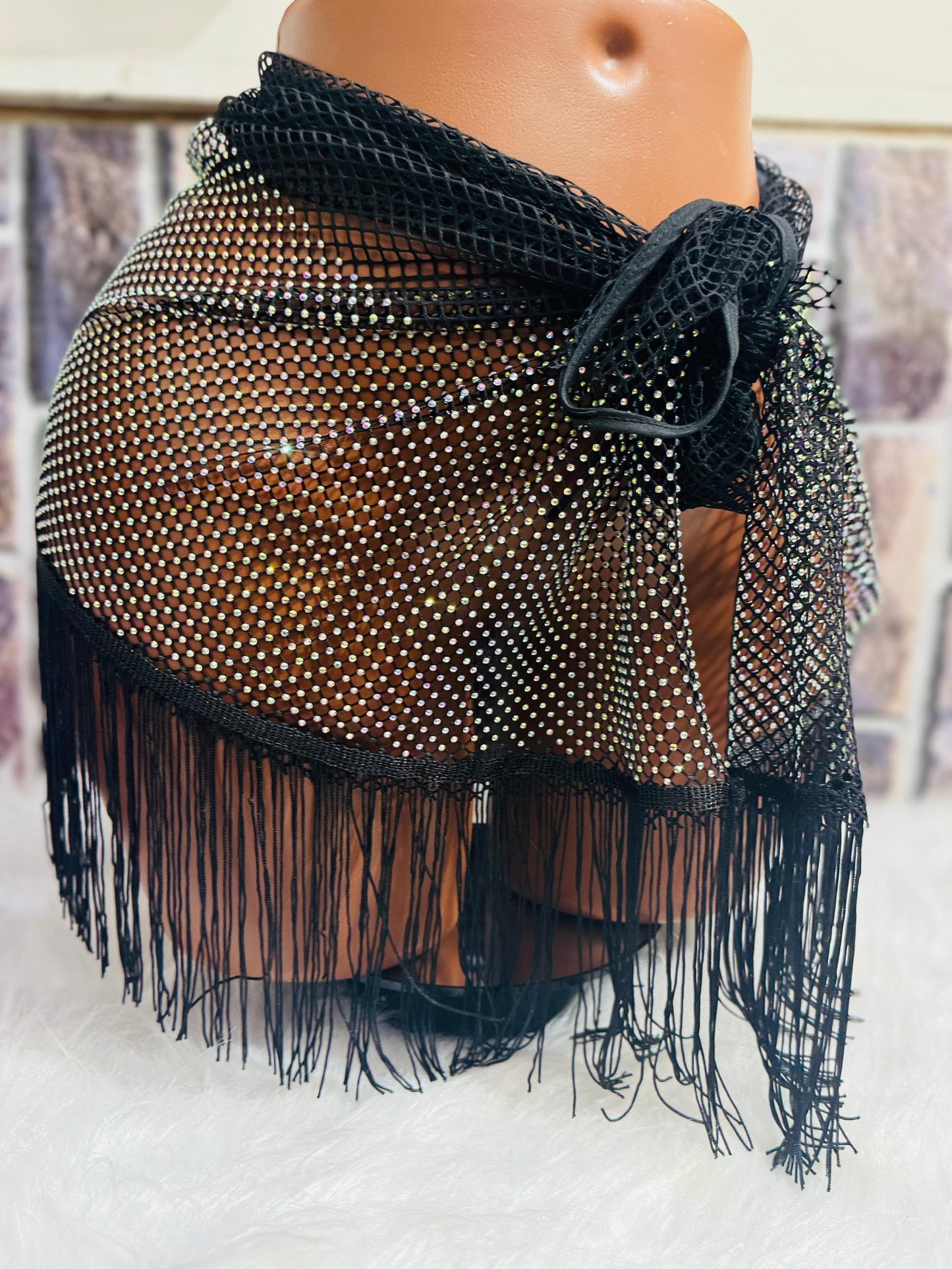 Paréo de danse Orientale div couleurs à Sequins – Taille Ajustable.