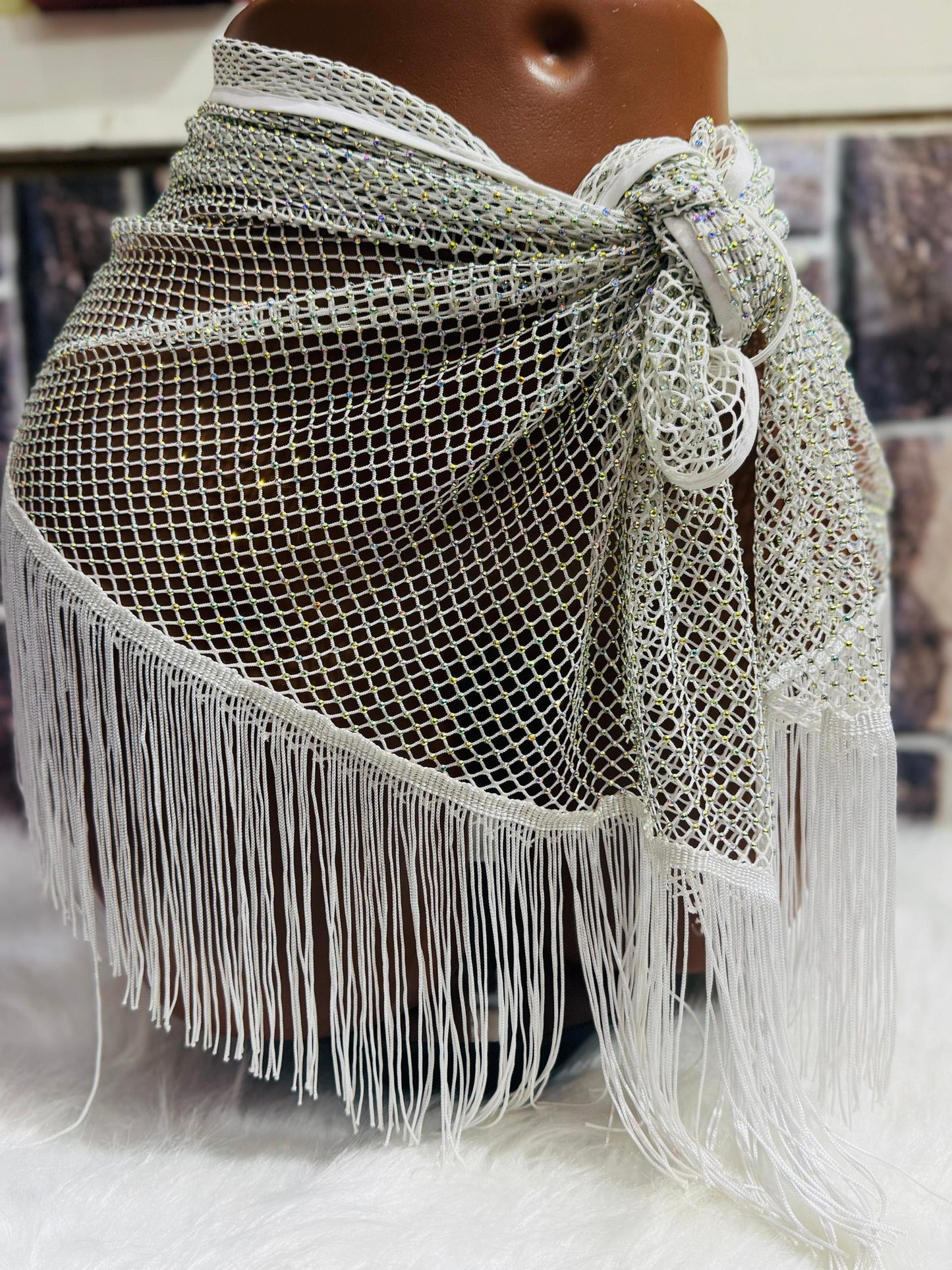 Paréo de danse Orientale div couleurs à Sequins – Taille Ajustable.