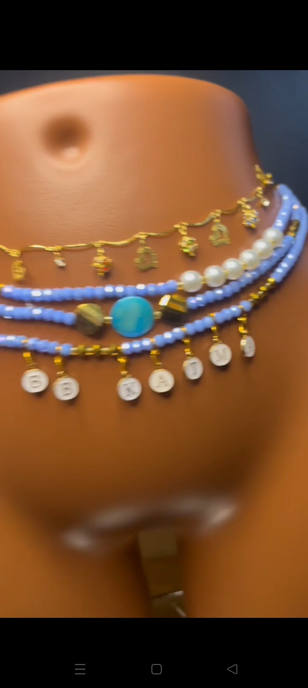 Chaînes de taille élégantes "DEGU" – Doré & Rouge Passion